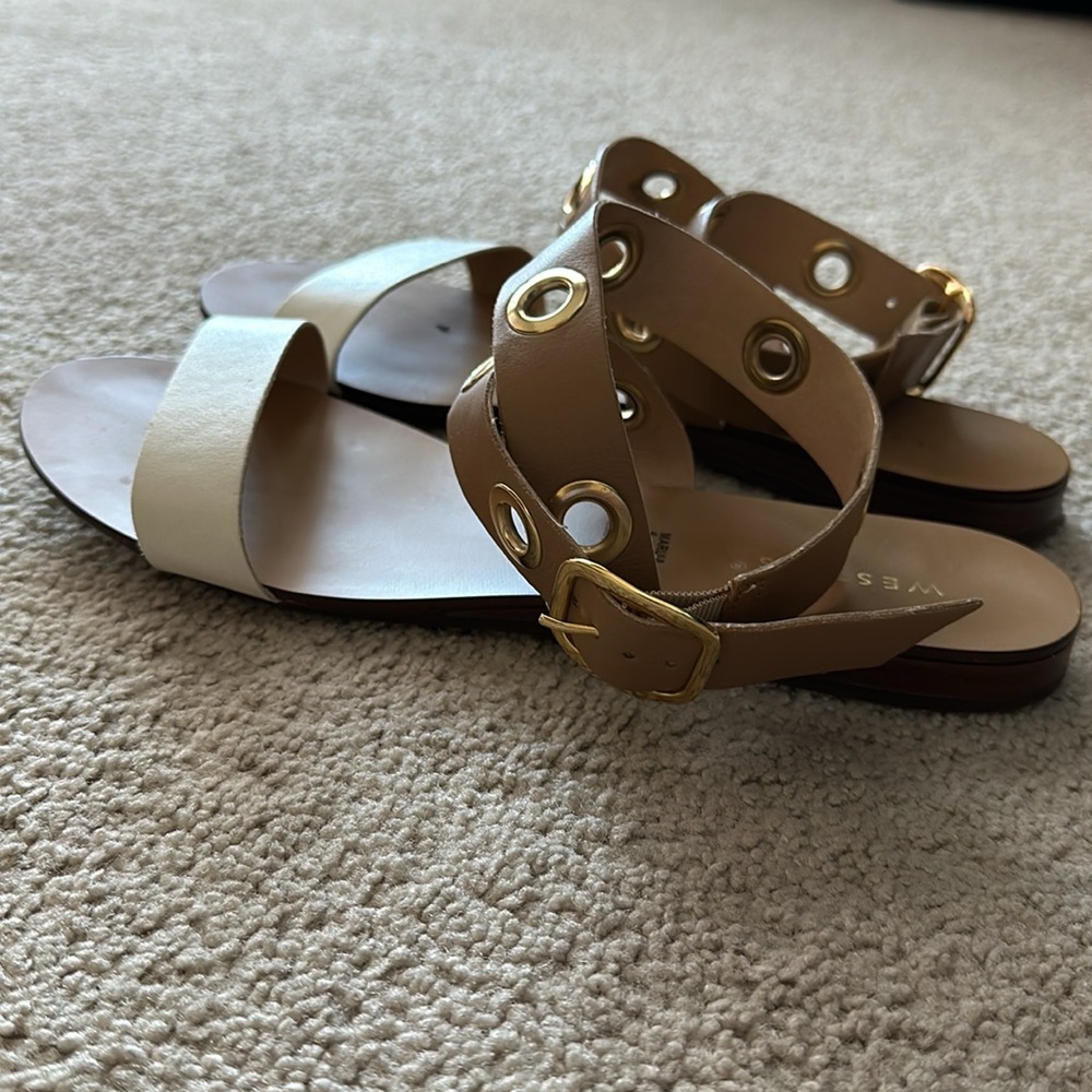 Westies Maria Size 9 white/camel